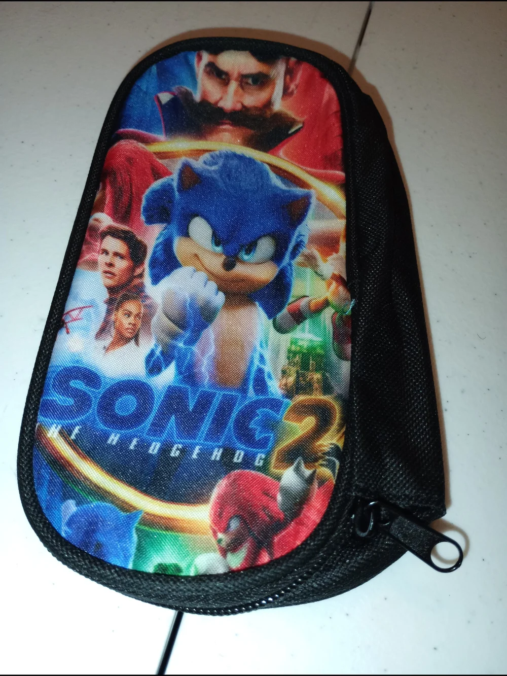 NWOT Sonic the Hedgehog 2 Backpack & Pencil Case Set 16
